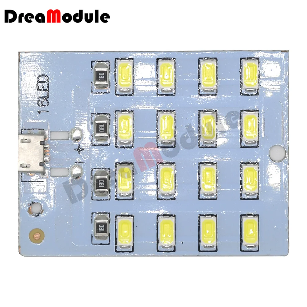 LED Module 5730 SMD 5V~470mA White USB Micro LED Lighting Panel Emergency Night Light 8/12/16/20pcs LED USB Mobile Light Board images - 6