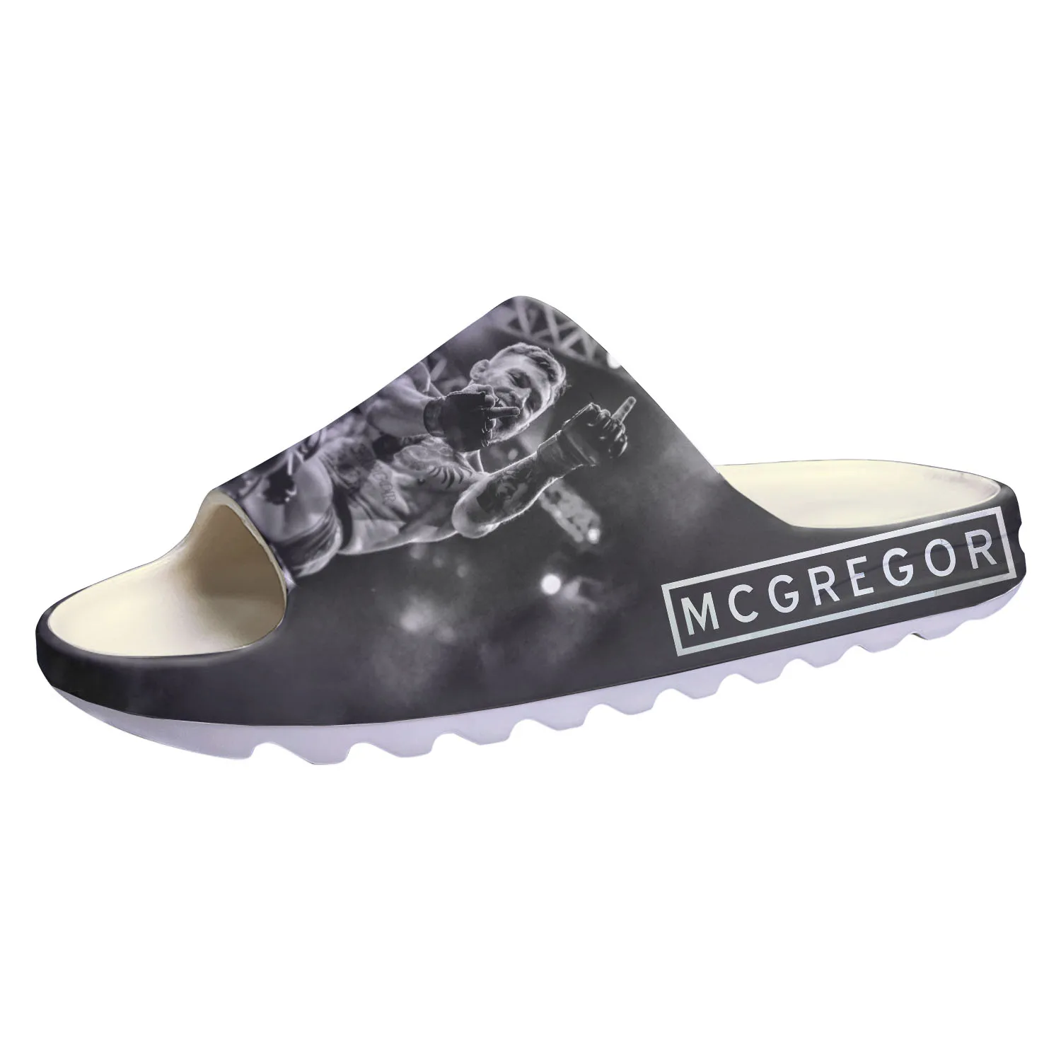 

Conor McGregor Notorious Men Fans Soft Sole Sllipers Home Clogs Customized Step On Water Shoes Mens Womens Teenager Sandals