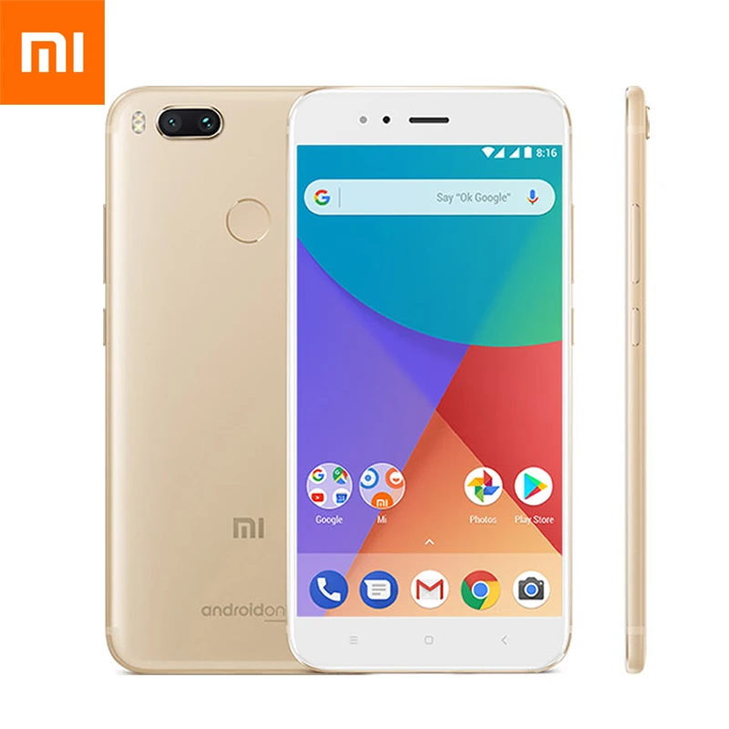 Смартфон Xiaomi Mi A1/5x телефон 4 ГБ 64 глобальная прошивка 3080 мАч сканер отпечатка