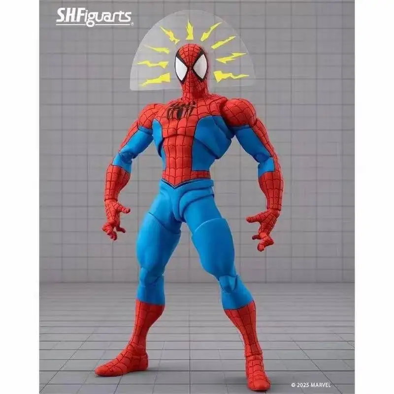 Фото Фигурка Человека-паука Shfiguarts, боевая версия, подвижная, коллекционная, для взрослых, для украшения дома и рабочего стола. №5