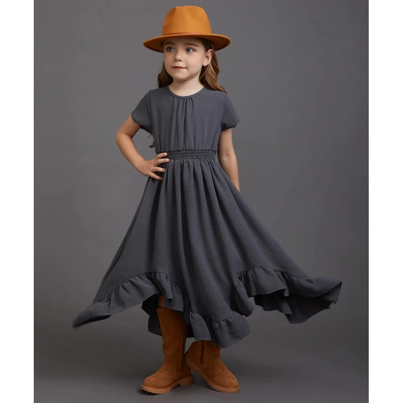 Хлопковые кружевные Длинные платья большого размера в стиле принцессы для