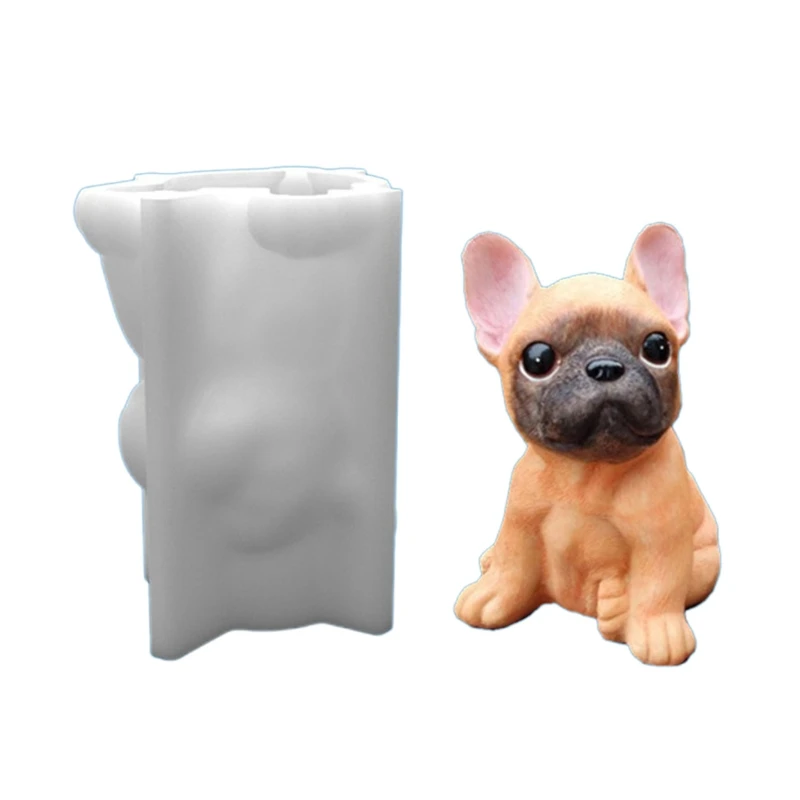 

3D Dog Resin Silicone Molds,Cute Puppy Silicone Mold Xmas Gift,DIY Home Decor