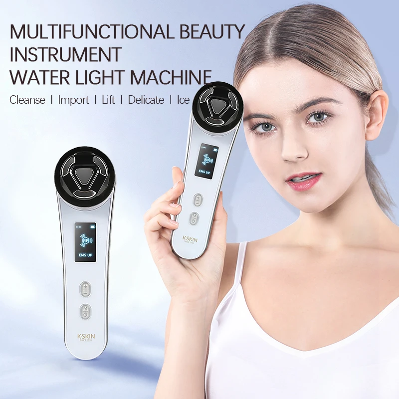 

New Fashion Rf Cleansing Lifting Face Tightening Beauty Massage Home Use Multifunctional Facial Instrument Beauty Health Hifu