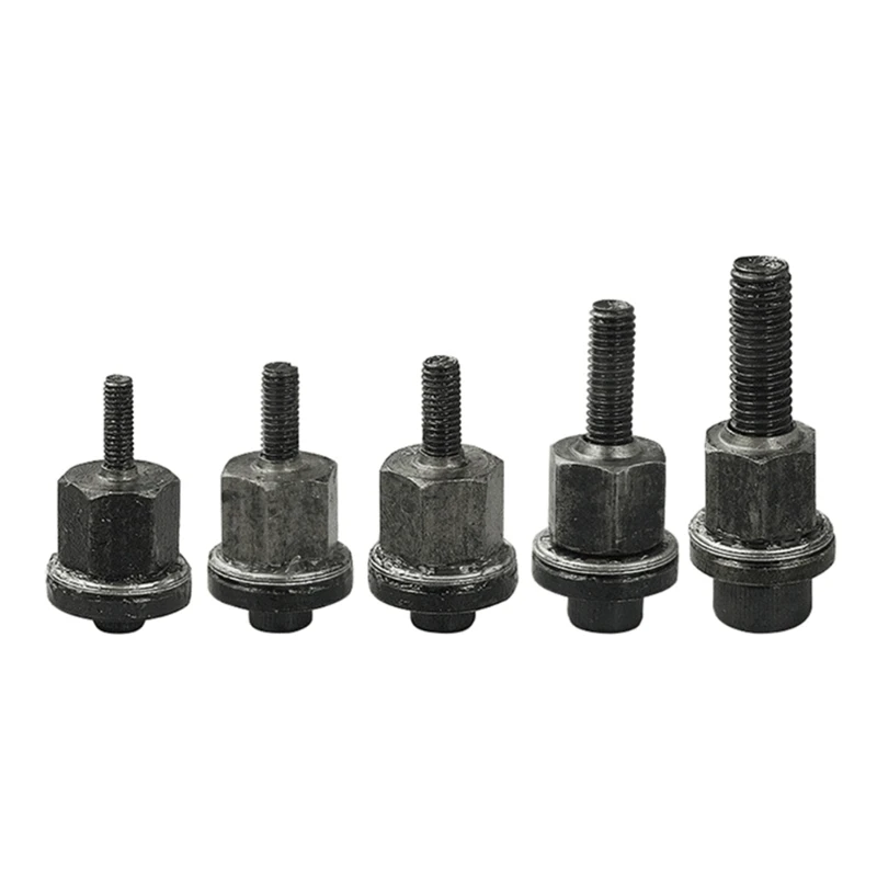 

Rivet Nut Drill Adapter Tool Riveting Manual Threaded Hand Riveter Tips 5PCS