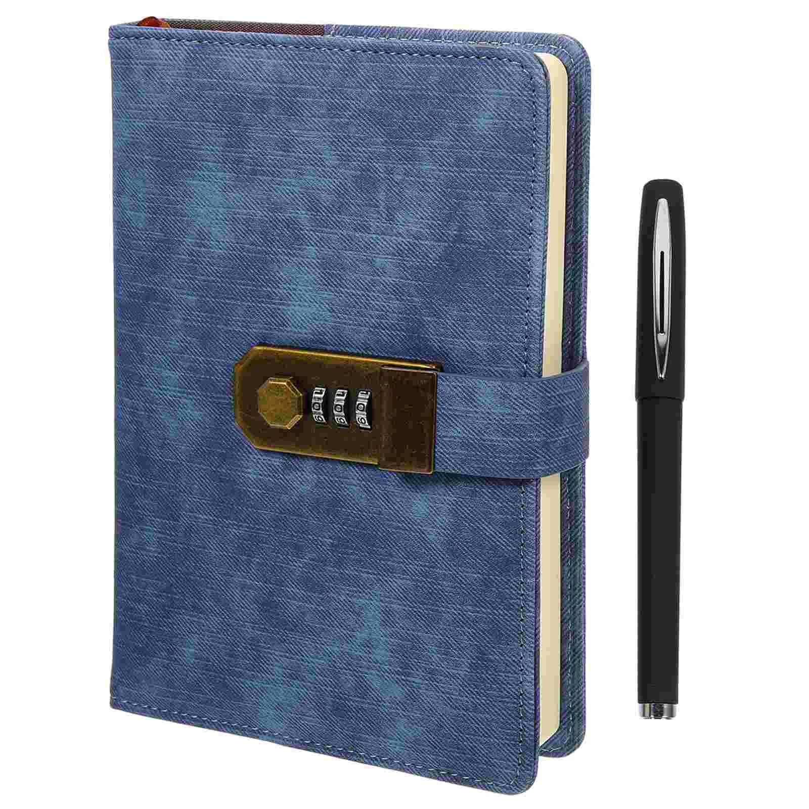 

Lock Password Diary Book Notebook Journal Secret Notepad Pu Creative Planner Pocket Mini Organizer Binder Writing Travel Teen