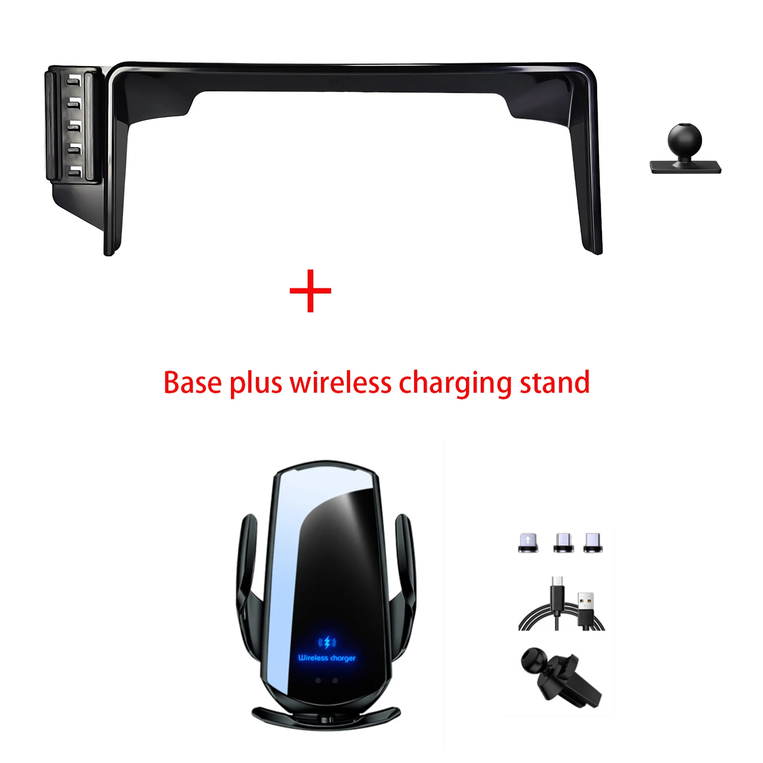 

Автомобильный держатель телефона для Honda HRV HR-V 2023-2024 9-дюймовый экран с фиксированной базой, специальный кронштейн, беспроводная зарядка, держатель мобильного телефона, автомобиль