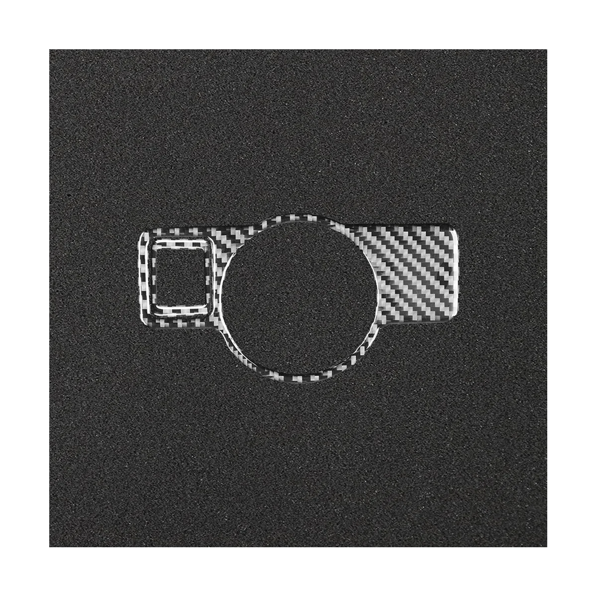 Мягкая наклейка для переключателя автомобильной фары из углеродного волокна CC