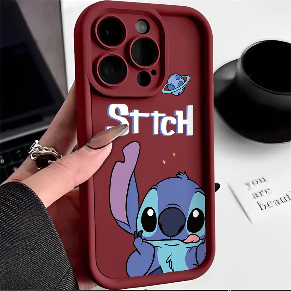 Стич озорной милый чехол для телефона Xiaomi Redmi 9A 9C 10 10C 12 12C K30 K40 K50 Note 11 13 Pro