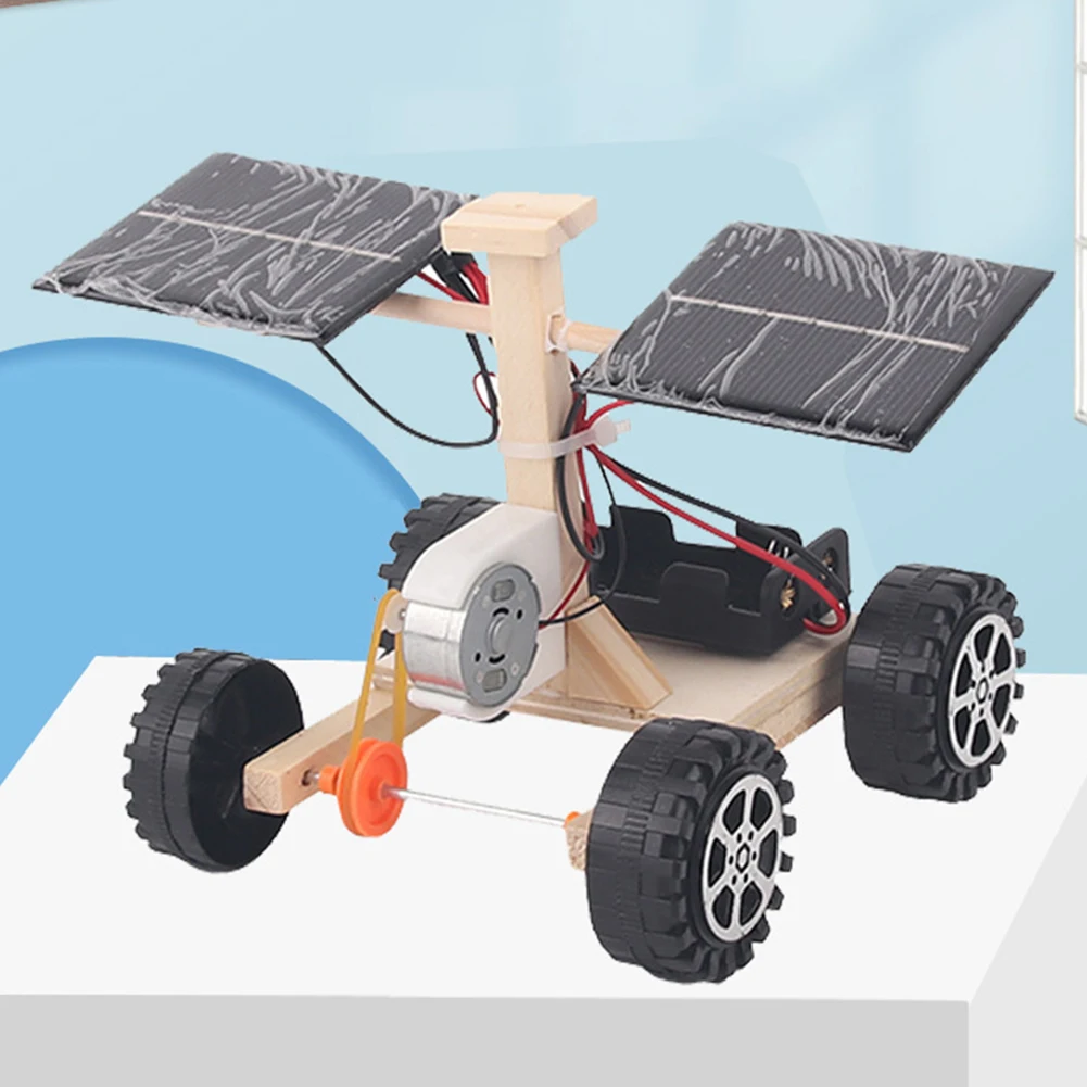 

School Lab Project Science Experiment Educational Toy Gift Model Kit ABS Solar Car Educational Building Kit