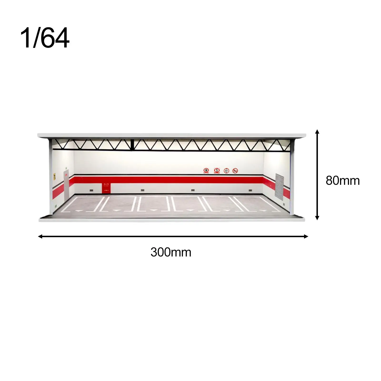Демонстрационная подставка для модели автомобиля масштаб 1:64