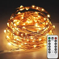51020m led string lights usb 8mode remote control waterproof ip65 outdoor waterproof christmas garden wedding party decoration