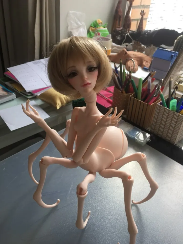 Новая версия животных для кукол BJD/SD 1/4 кукла Элизабет девушка животное паук