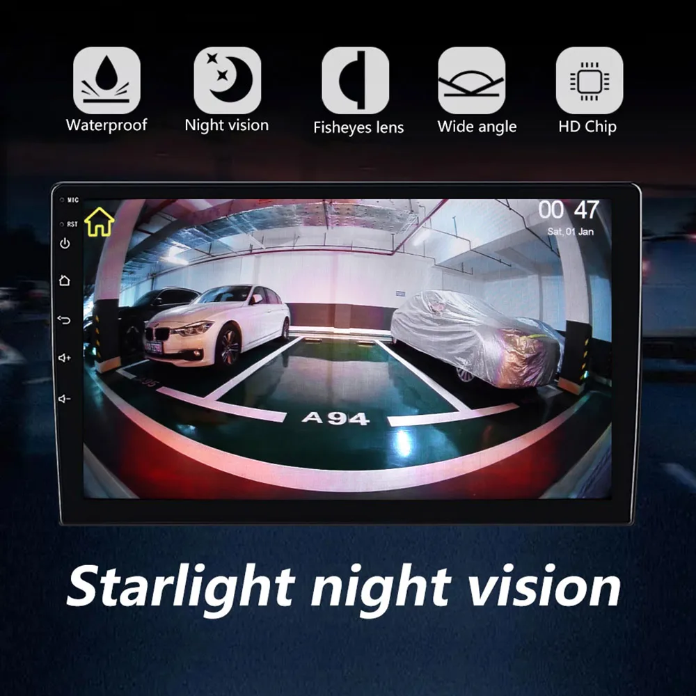 Камера заднего вида AHD 1920x1080P 180 градусов ночное видение