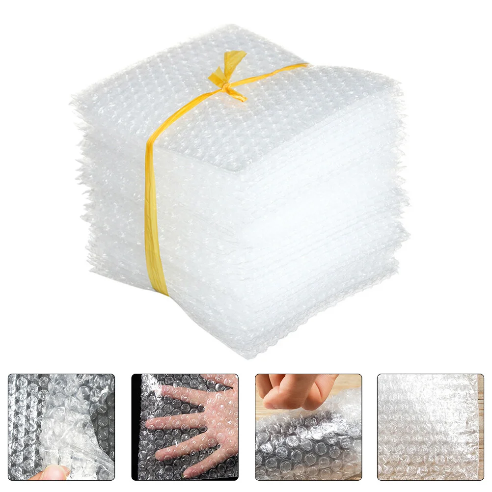 

100 PCS Storage Bags Clear Envelope Pouch Self Seal Bubble Store Thicken Mailer Mailing New Material Shockproof Packaging