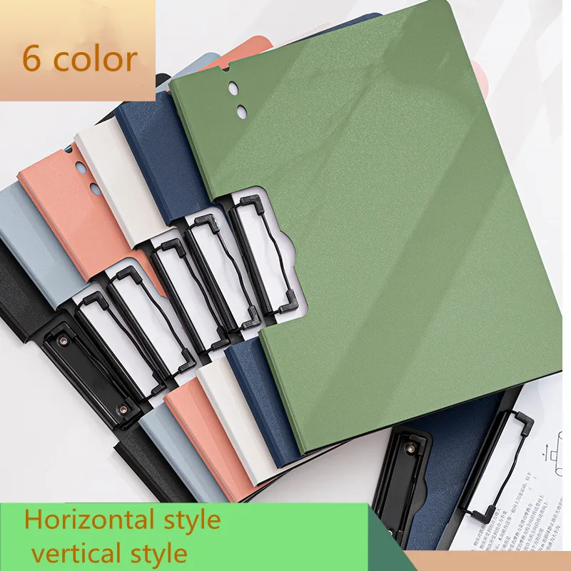 

Vertical horizontal secretary folder Board folder A4 single folder Information booklet examination paper storage office supplies