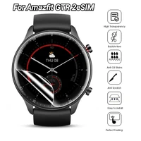 soft tpu screen protector for huami amazfit gtr 2esim anti scratch smartwatch protective front film for amazfit gtr 2 esim