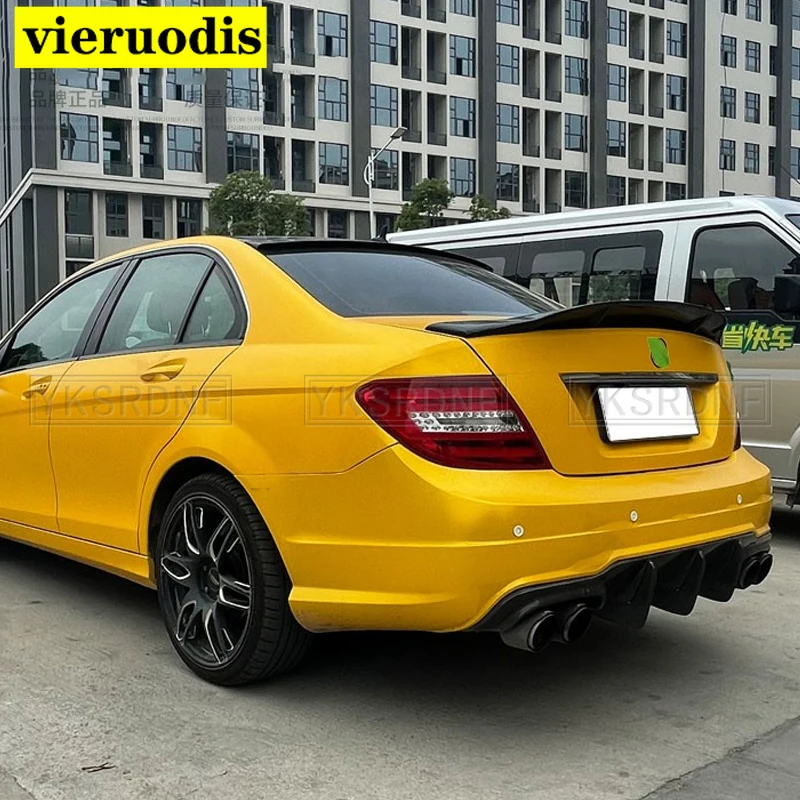 

W204 4 двери из углеродного волокна стиль Renntech Авто фотоэлемент для Mercedes Benz W204 2007-2014