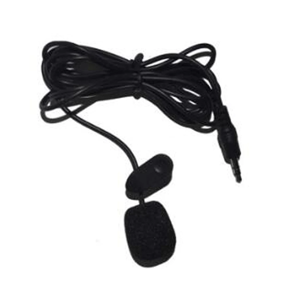 

Portable Small Microphone 3.5MM Black Mic for Car Radio Autoradio