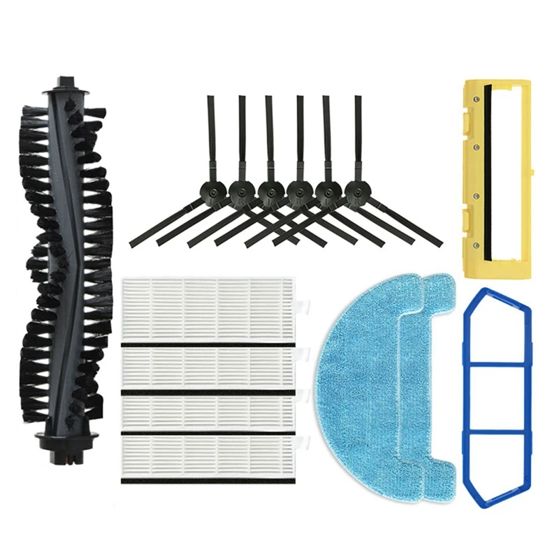 

For Chuwi Ilife A4 A4S A40 Polaris PVCR 0726 0826 0926 Main Brush Hepa Filter Mop Replacement Accessories