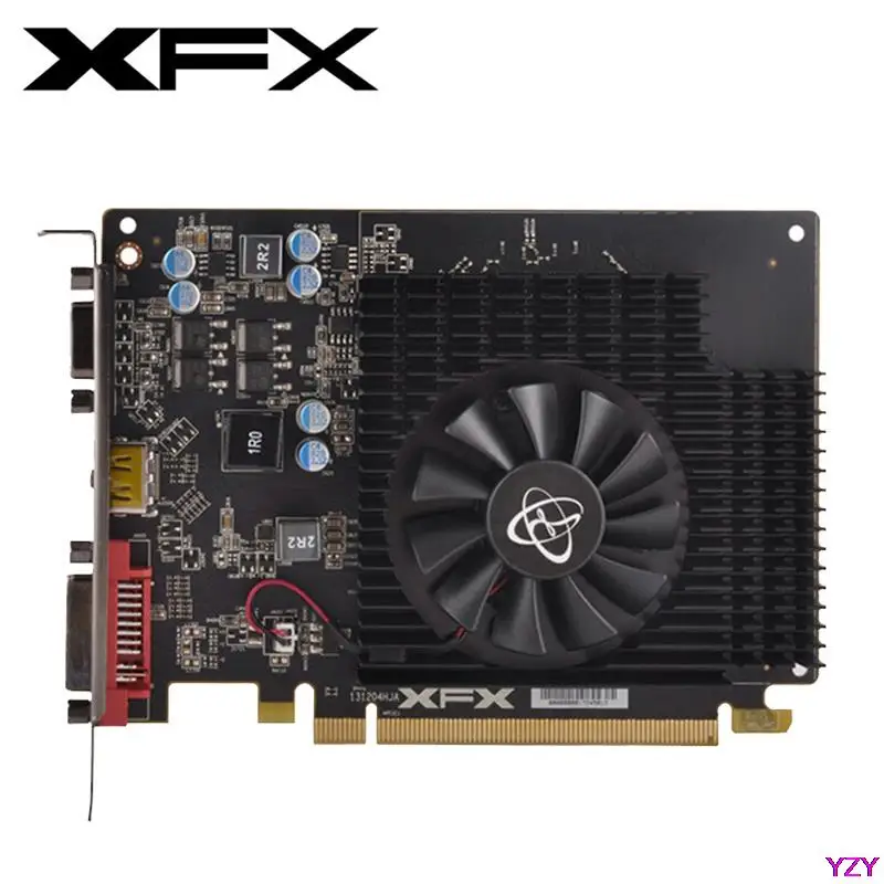 

Original XFX R7240 240A 2GB Graphics Cards AMD GPU Radeon R7 240 2G Video Screen Card Map Computer Office Desktop PC Game Used