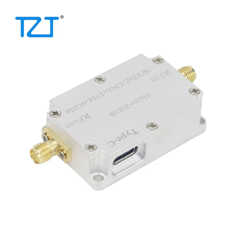 Najtaniej TZT 10M-6GHz Wzmacniacz O Niskim Poziomie Szumów Wzmocnienie 20DB Wysoka Płaskość LNA Sygnał RF Odbiornik Przedni