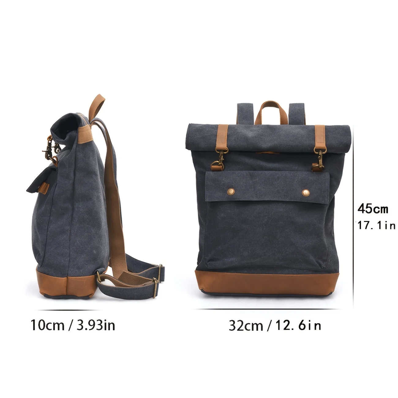 Повседневный холщовый рюкзак большой вместимости подходящий для путешествий