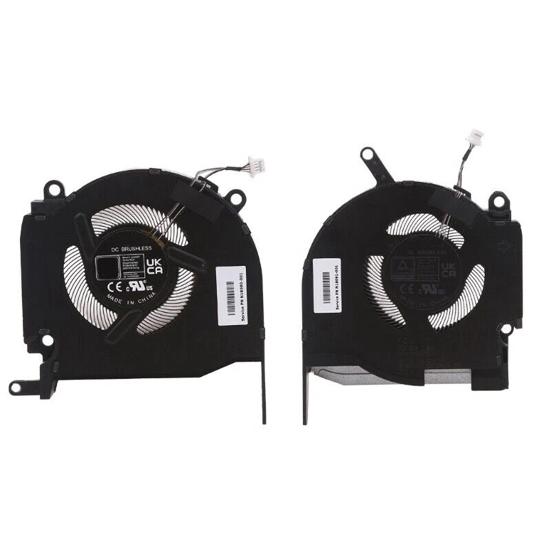 DC5V CPU &amp GPU Cooling Fan For HP Omen 16-K 16-N 16-K0013DX 16-K0023DX Laptop