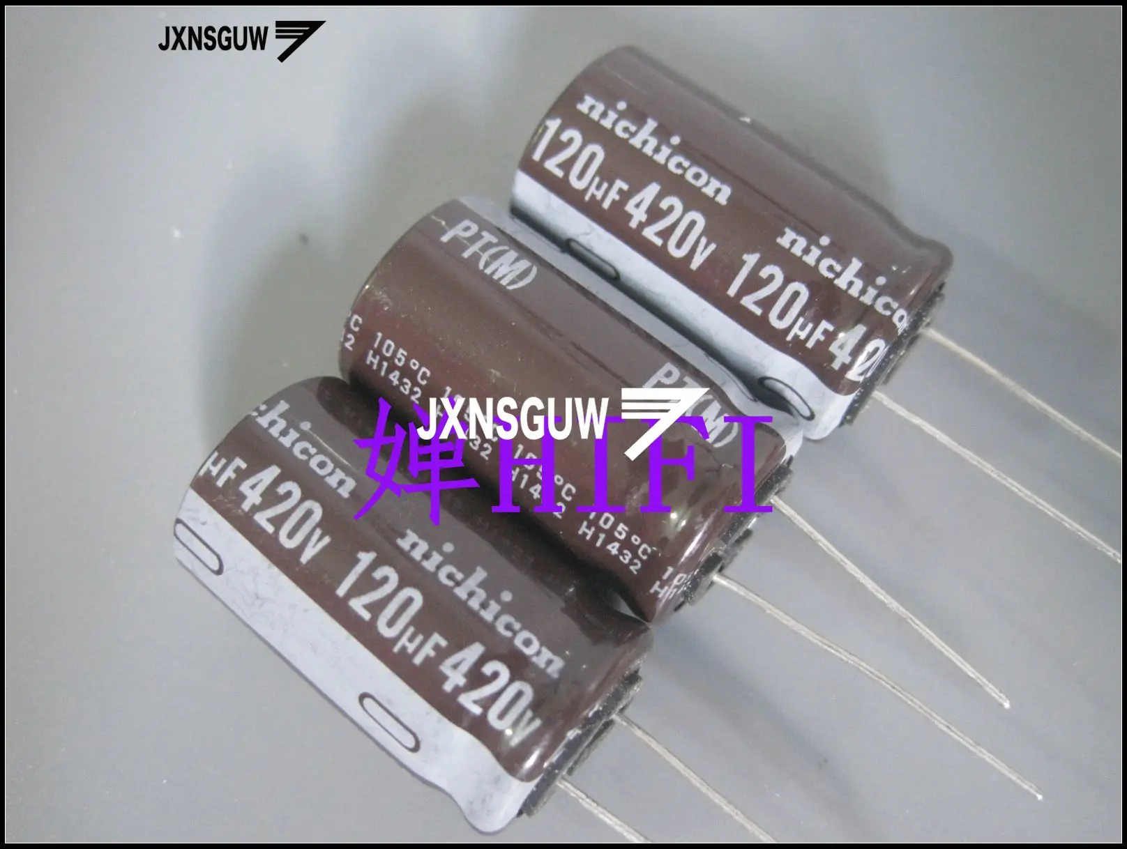 10 шт. NICHICON PT 420V120UF 18X31MM 120 мкФ 420V Оригинальный алюминиевый электролитический конденсатор 105 градусов 120 мкФ/420V