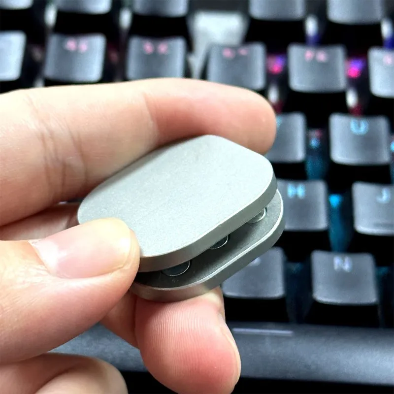 

Metronome Fidget Slider Fidget Clicker EDC Adult Metal Fidget Toys ADHD Tool Anti-Anxiety Stress Relief Toys Office Toys Autism