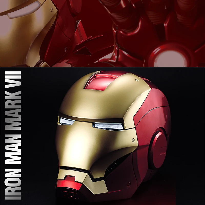 Оригинальный Bluetooth-динамик Marvel Mk7 Железный человек 1:1 шлем электрический пульт