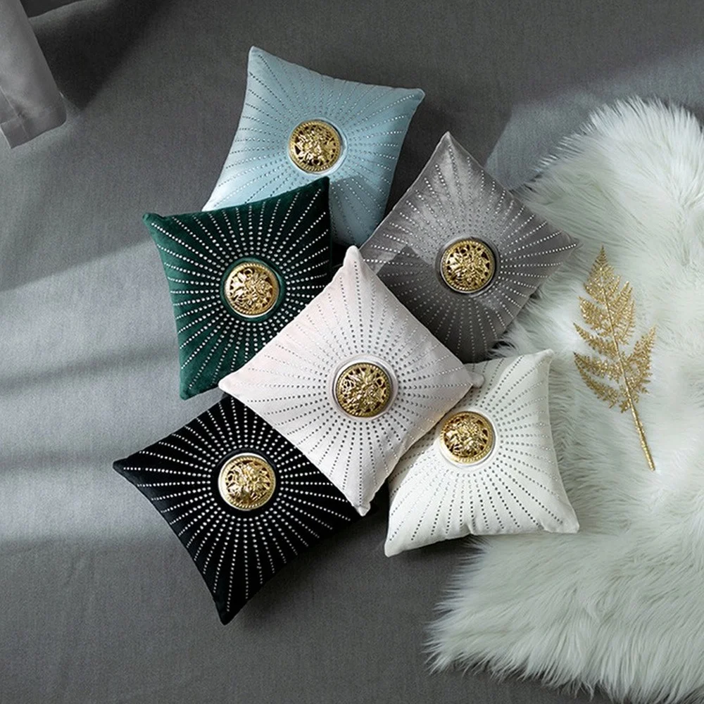 

30 Cm Creative Square Incense Burner Pillow Polyester Material Durable Soft Living Room Sofa Furniture Luxury Decoration