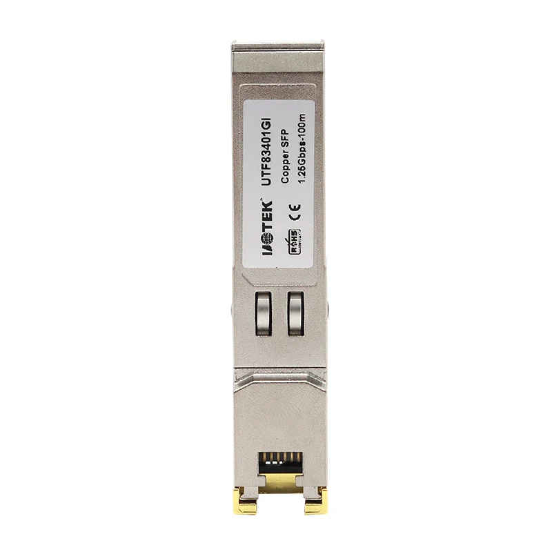 Модуль медного трансивера UOTEK 1000BASE-T SFP интерфейс RJ45 1 25 Гб/с горячее подключение
