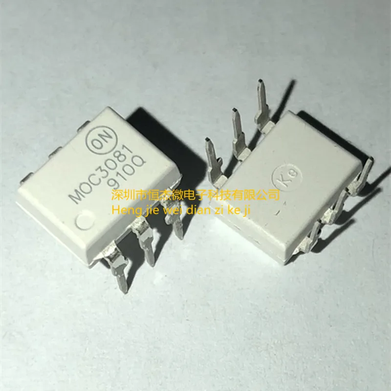 

10PCS/ New original imported MOC3081 photocoupler bidirectional thyristor driver in-line DIP-6