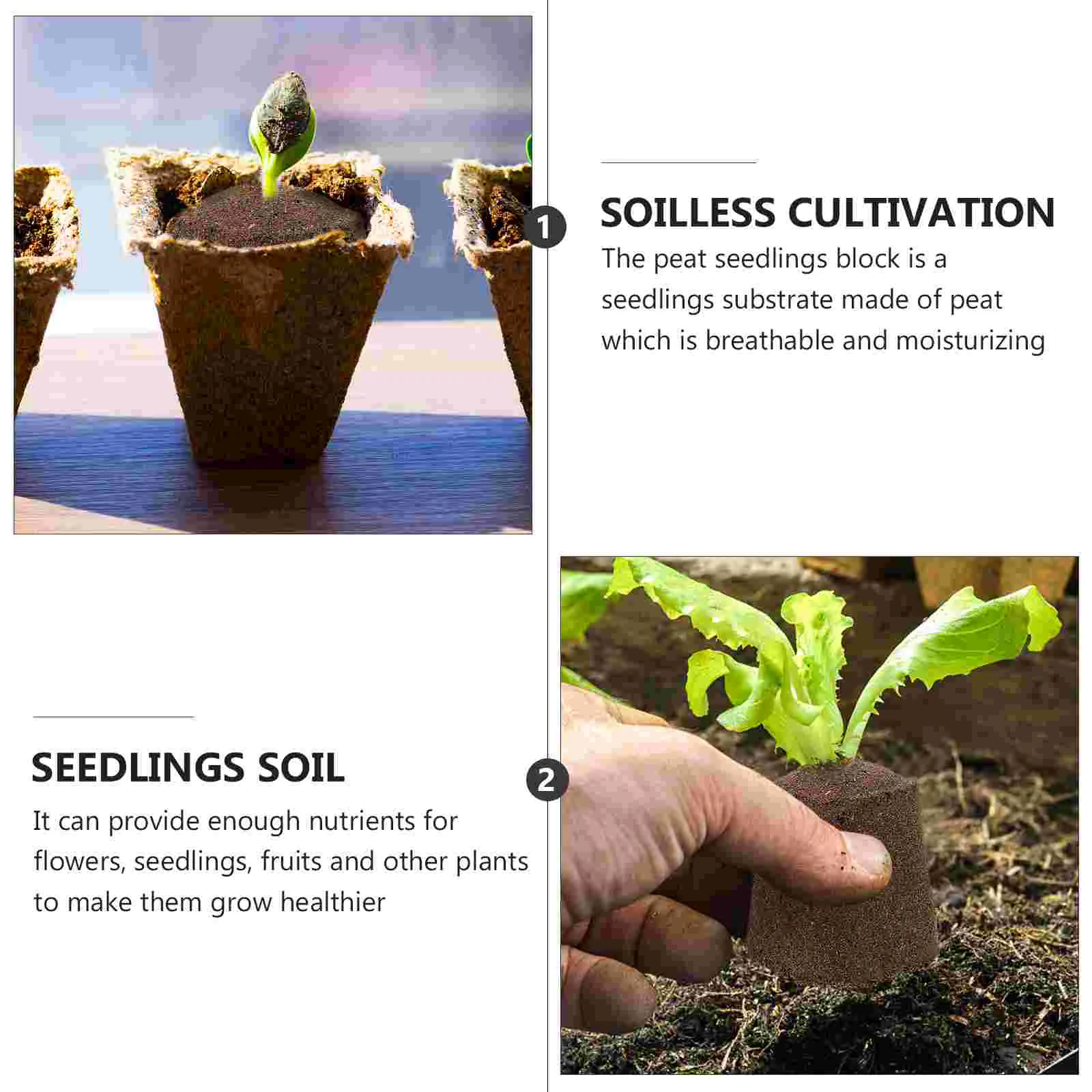 10 шт. блок для выращивания рассады садовых дыней садовые принадлежности торфная