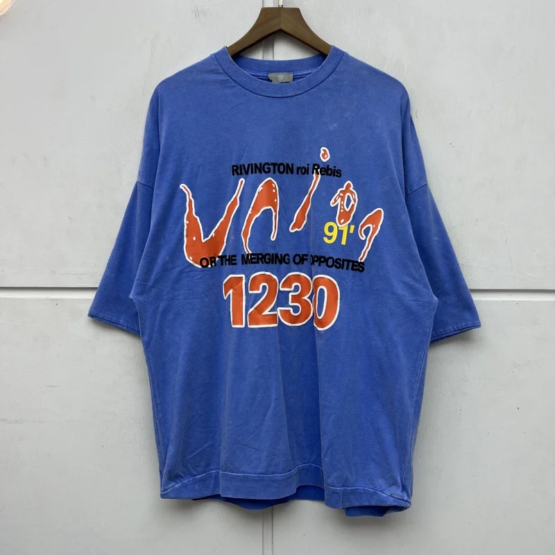 

Luxury Brand high quality Vintage RRR123 T Shirt Men Women Best Quality T-shirt RRR 123 Tee Oversized Tops