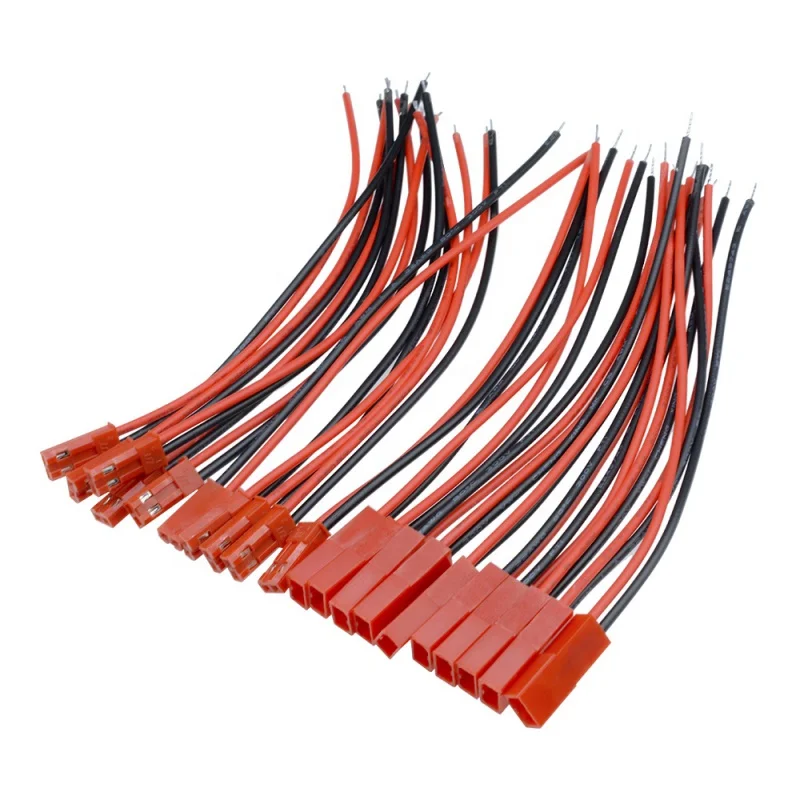 

100mm 10cm JST Male Female wire Connector Plug Cable For RC BEC Battery Helicopter DIY FPV Drone Quadcopter
