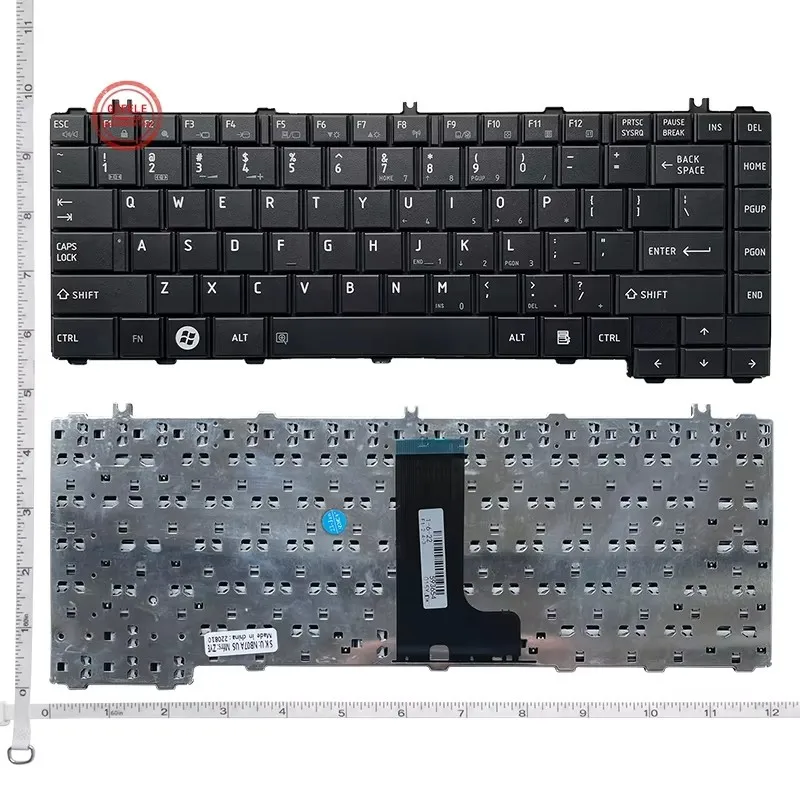 Фото НОВАЯ клавиатура для ноутбука Toshiba L745 L745D L700 L730 L645 L640 L600 L630 C640 C600 C600D L600D №4