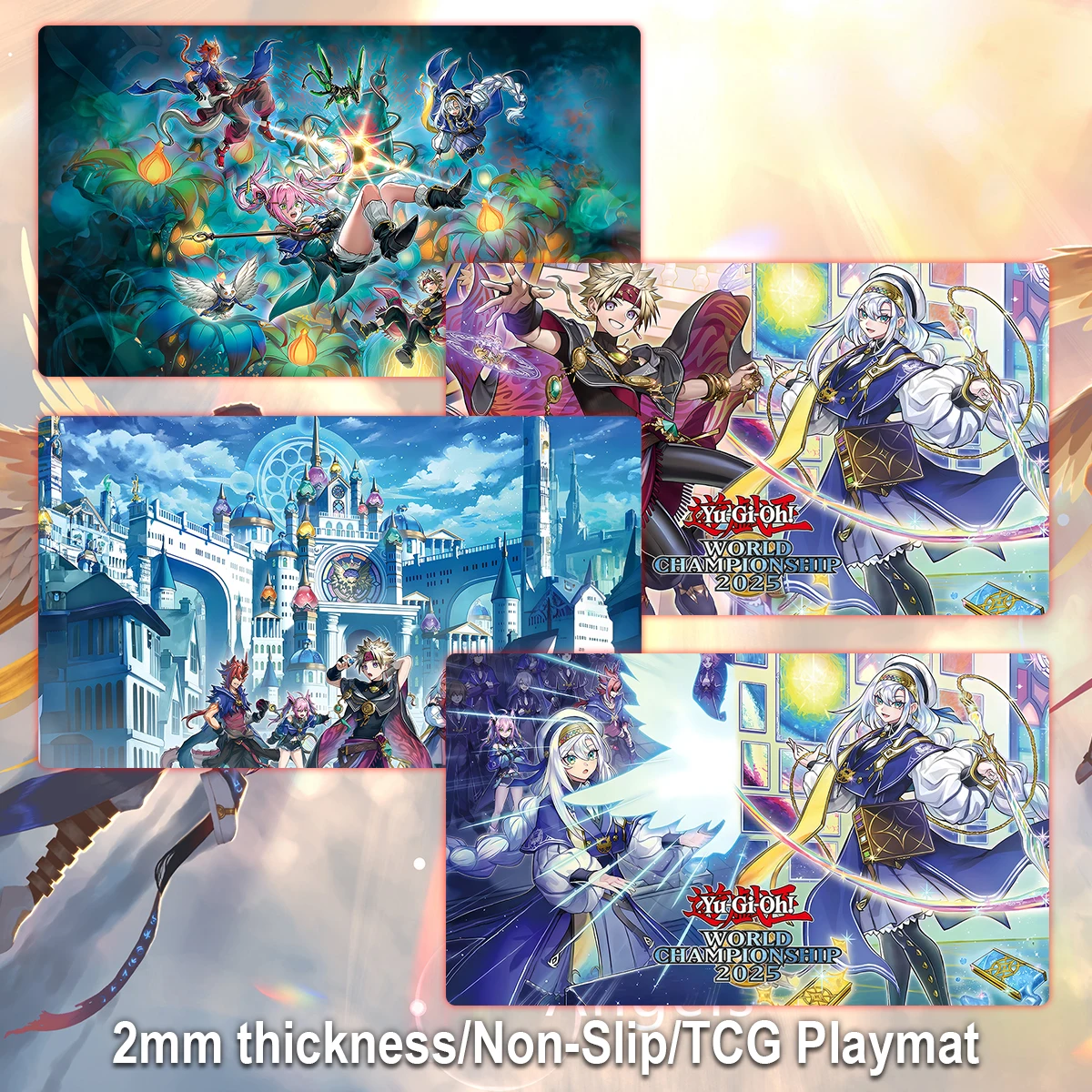 Фото Игровой коврик Yu-Gi-Oh! Artmage Academic Arcane Arts Acropolis Pad Elvennotes Homecoming Parallelism Medius Finmel TCG, коврик для мыши №1
