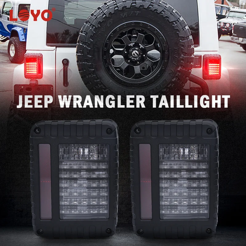 

Led Rear Back Running Light Tail Light Turn Light Parking Back up Reverse Brake Lamp For Jeep Wrangler JK JKU 2007-2017