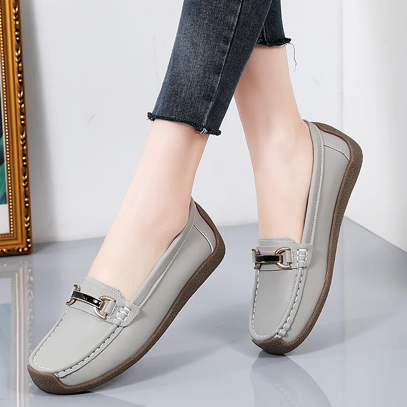 Trendy Casual Shoes for Womens Designer Loafers Luxury Brand Ladies Flats Sneakers Female Slip-on Moccasins Zapatos Mujer