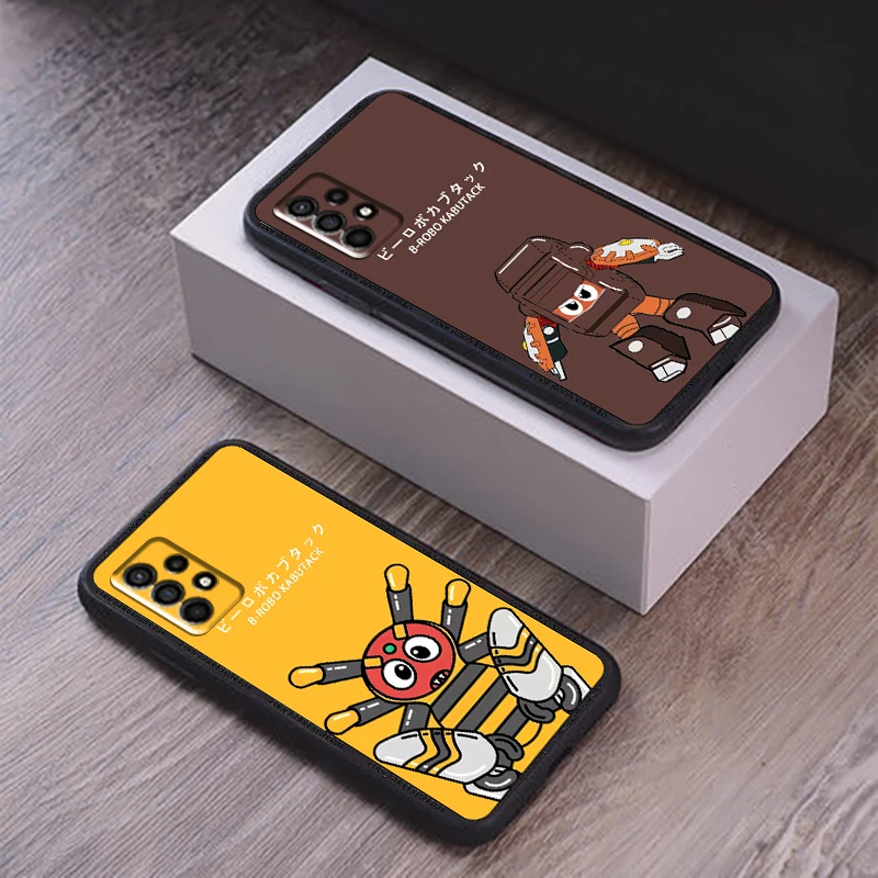 

B-Robo Kabutack Phone Case For Samsung Galaxy S10 Lite S10E S10 5G S10 S9 S8 Plus Back Liquid Silicon Coque Black Carcasa