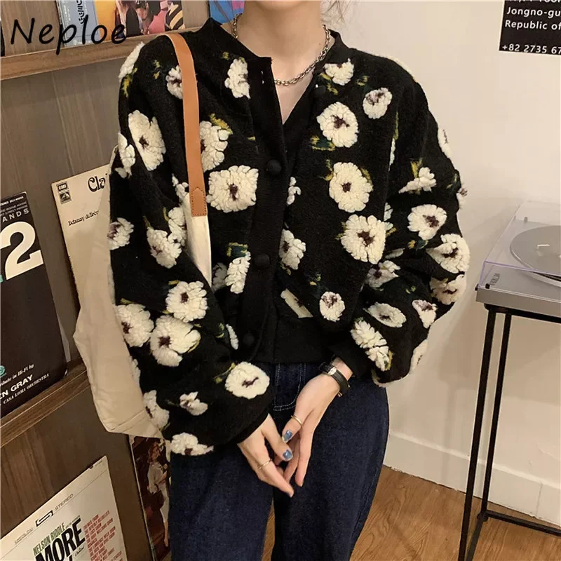 

2022NEW Street Short Jackets Women 2022 New Autumn Winter Woman Jacket Retro Temperament Lantern Sleeve Outwear Coats Mujer