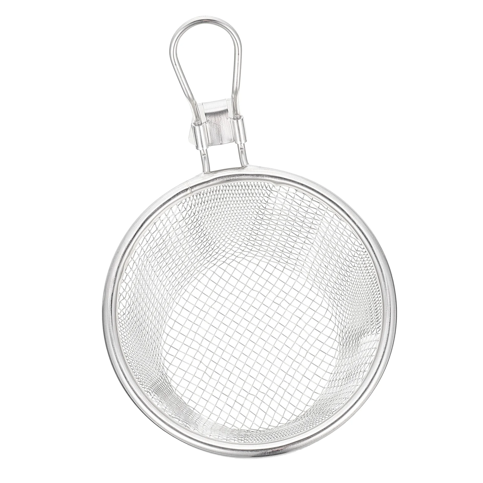 

Strainer Basket Pasta Noodle Mesh Stainless Colander Steel Skimmer Spaghetti Spider Fry Ramen Metal Handle Fine Dumpling Spoon