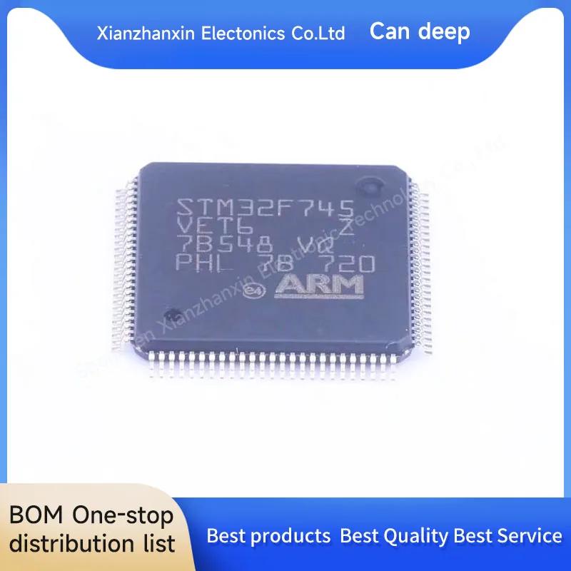 Микроконтроллер STM32F745VET6 STM32F745 745VET6 LQFP100, 1 шт./партия