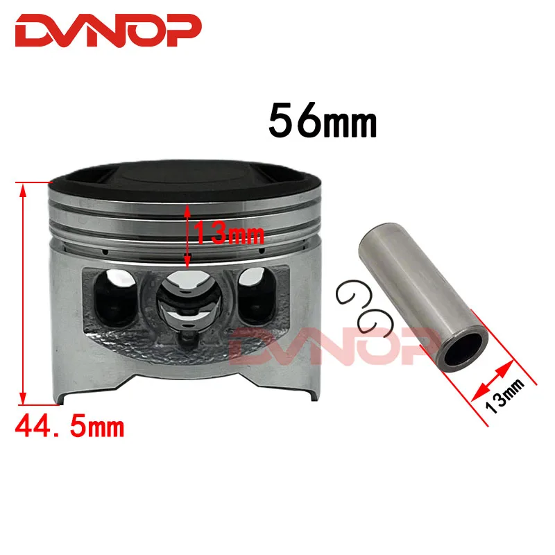 YX 56mm Piston Kit For YX140 YinXiang 140cc Horizontal Engine Dirt Pit Bike Atv Quad Parts 13mm | Engines &