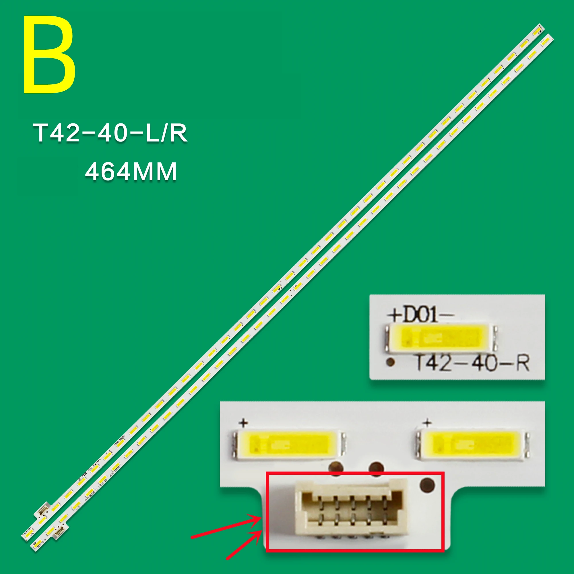 

Светодиодная лента T42-40-R / T42-40-L для телевизора KDL-42W829B