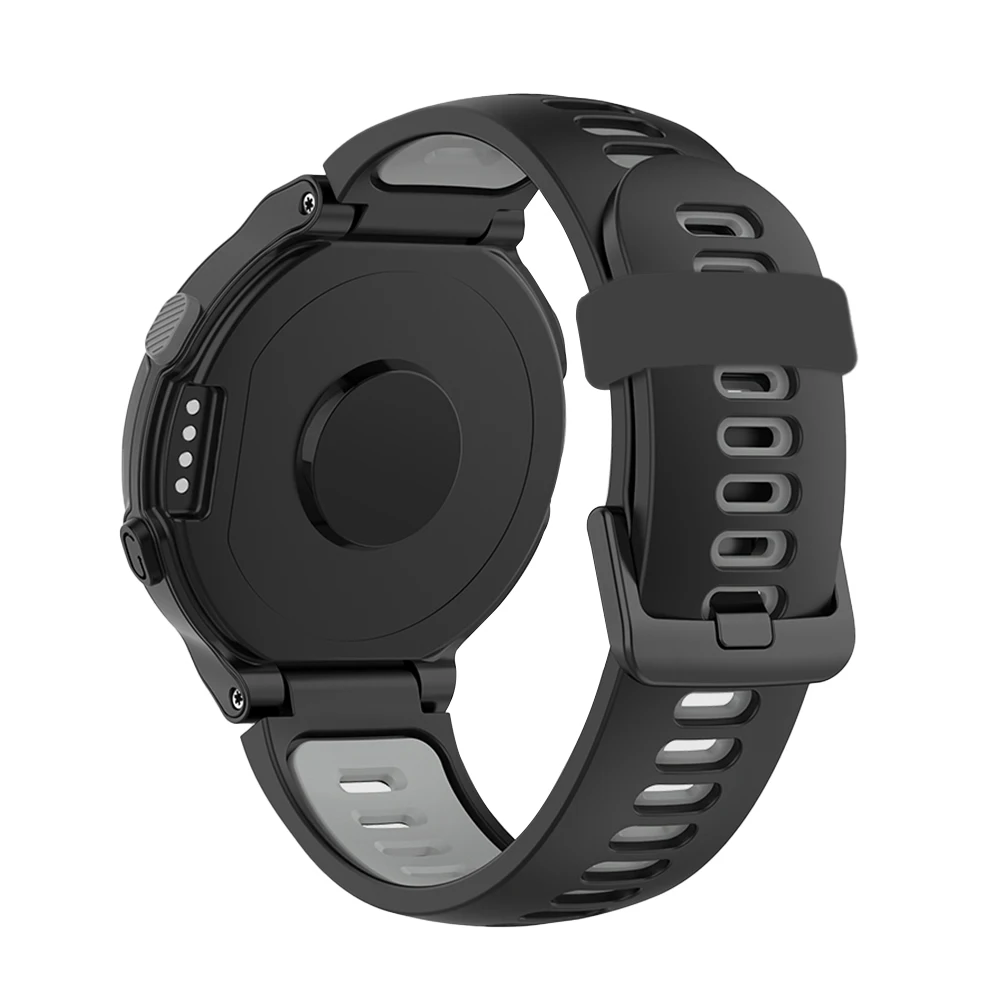 Ремешок силиконовый для наручных часов Garmin Forerunner 230 235 220 620 630 735 735XT | Электроника
