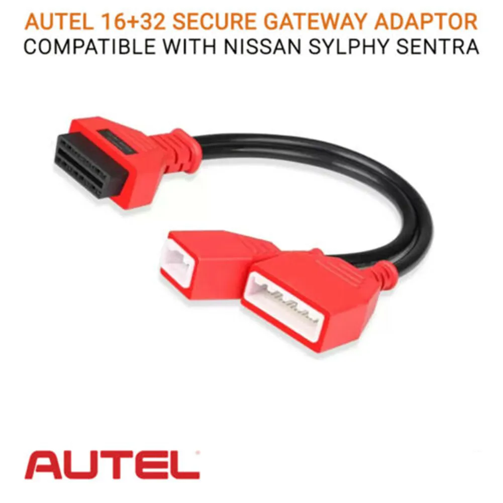 

AUTEL 16+32 Secure Gateway Adaptor Compatible For Nissan Sylphy Sentra Work For Autel MaxiIM IM508/ IM608/ IM608 Pro.