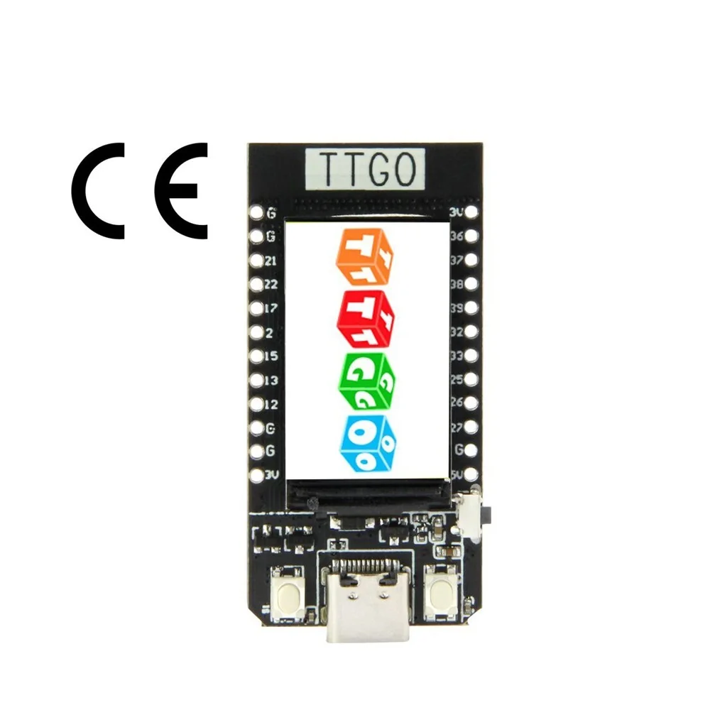 

LILYGO® TTGO T-Display 1.14 Inch LCD Control Board ESP32 Wireless Module WiFi Bluetooth Low Power Consumption Development Board