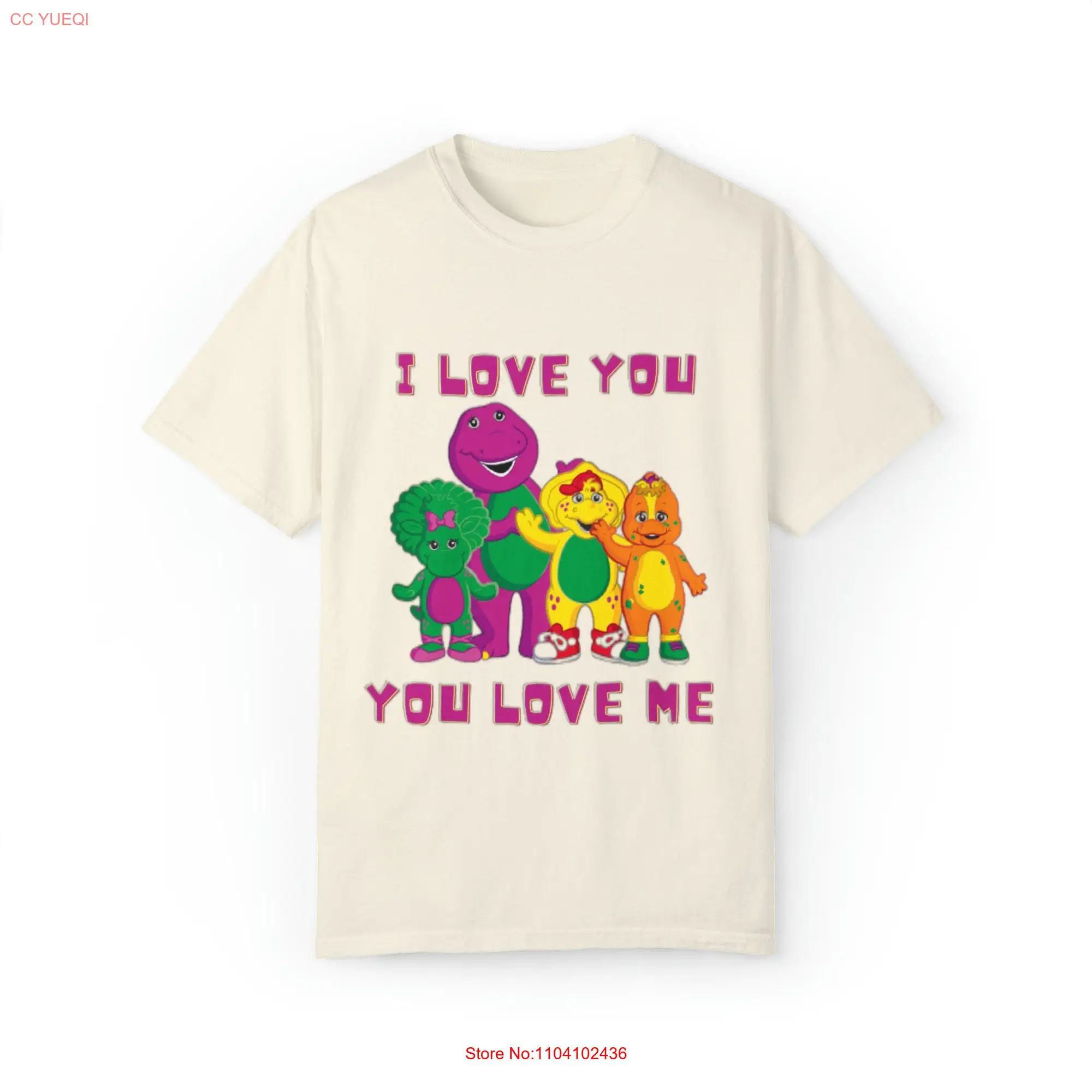 Футболка с длинным или коротким рукавом для Барни и друзей Love 2